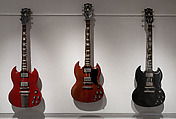 SG Standard (Serial no. 198491), Gibson (American, founded Kalamazoo, Michigan 1902), Mahogany, rosewood or ebony, nickel, plastic